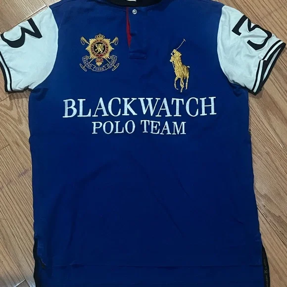 Ralph Lauren | Shirts | Blue Blackwatch Polo Team Shirt